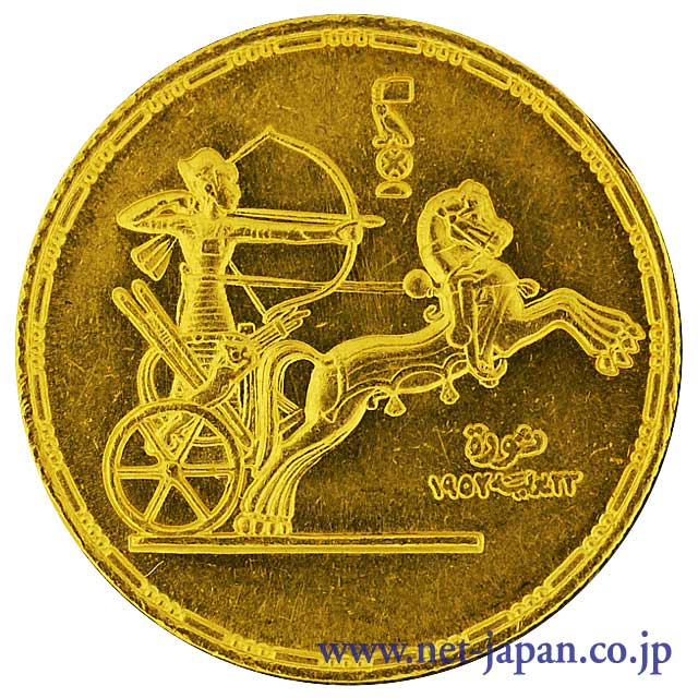裏：ゴールデンウォリアー 1ポンド金貨