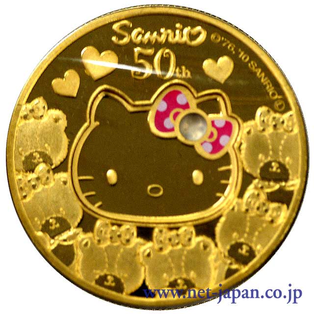 表：ハローキティ50ドル金貨